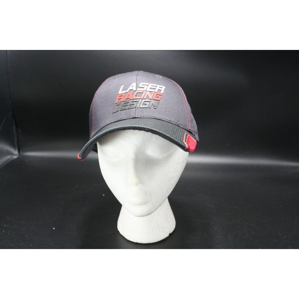Continental  LASER RACING DESIGN BLACK RED ACCENT BASEBALL CAP HAT